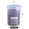 Airtight Plastic Cereal and Snack Storage Canister for Kitchen