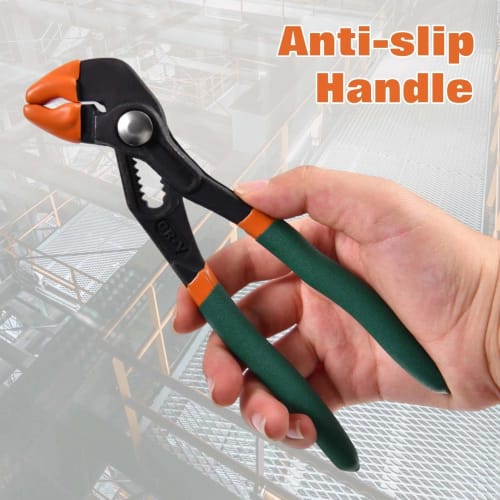 LEONTOOL Water Pump Pliers, Compact, Non-Scratch, Labor-Saving, Powerful, Universal Faucet Pliers Wrench, Chrome Vanadium Steel, Rust-Resistant, Quick