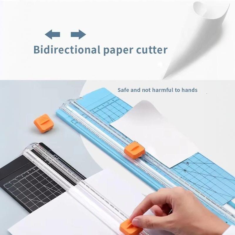 Double Sided Cutting A4 Paper Cutter Small Mini Paper Cutter Student Hand Made Ledger Cutting Photo