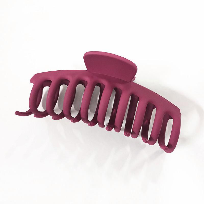 European & American Style Geometric Hair Claw Clip - Large Dragon Bone Design