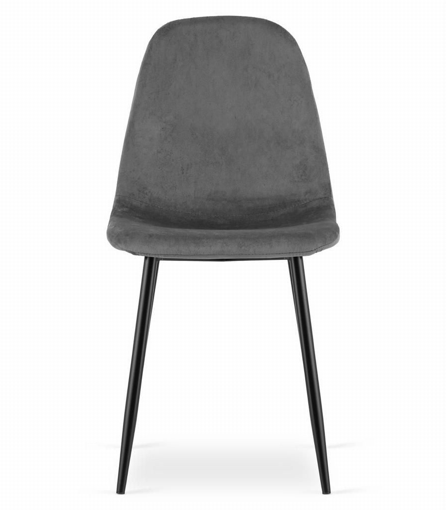 COMO Chair - Dark Gray Velvet X 2