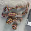 Durable Cotton Rope Knot Toy Set for Small, Medium, Large Dogs