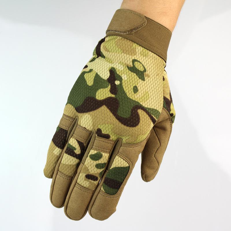 

A9 Camouflage Full Finger Cycling Gloves for Mountain Biking, Outdoor Fitness, and Climbing Medium