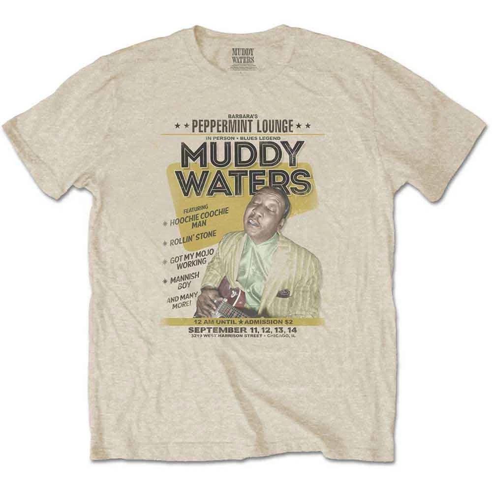 Muddy Waters Peppermint Lounge Official Men s T-Shirt Unisex L