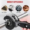 8-29mm Ratcheting Tube Cutter 2-in-1 PVC Pipe Cutter Cutting Tool Copper Tube Cutter Aluminium Ratchet Scissor Hose Cutting Tool