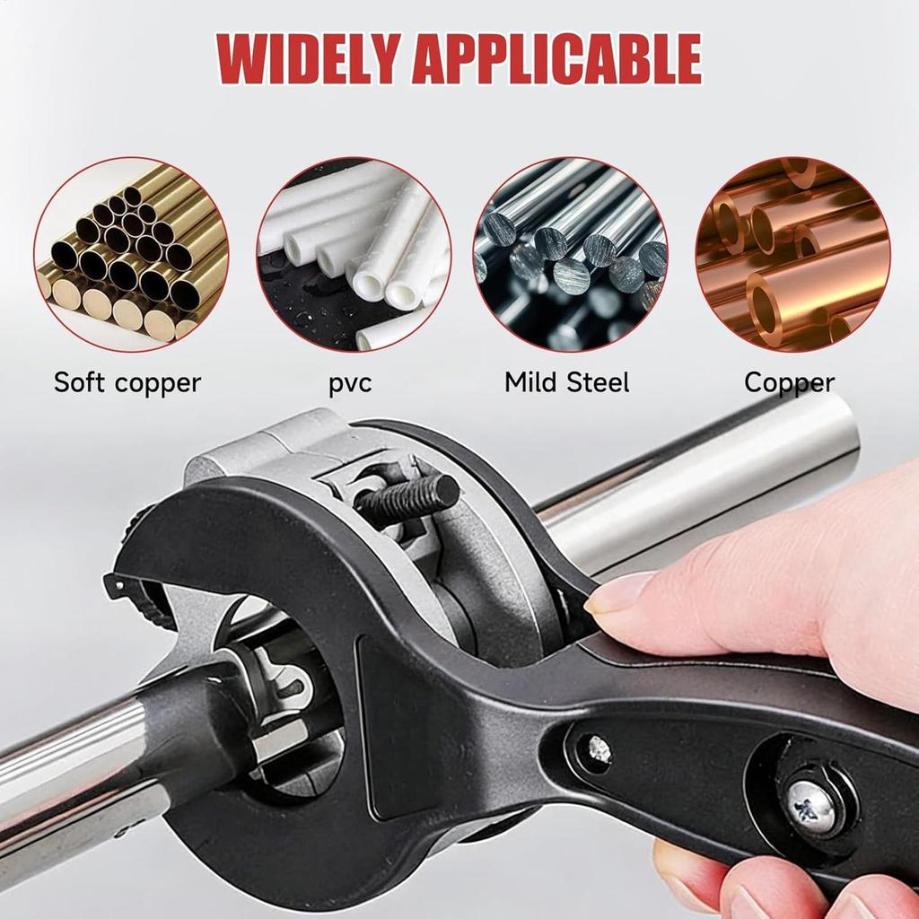 8-29mm Ratcheting Tube Cutter 2-in-1 PVC Pipe Cutter Cutting Tool Copper Tube Cutter Aluminium Ratchet Scissor Hose Cutting Tool