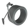 Extension Cable for Rectangular Satellite V2 Waterproof Replacement Cable with End Caps 147.6FT