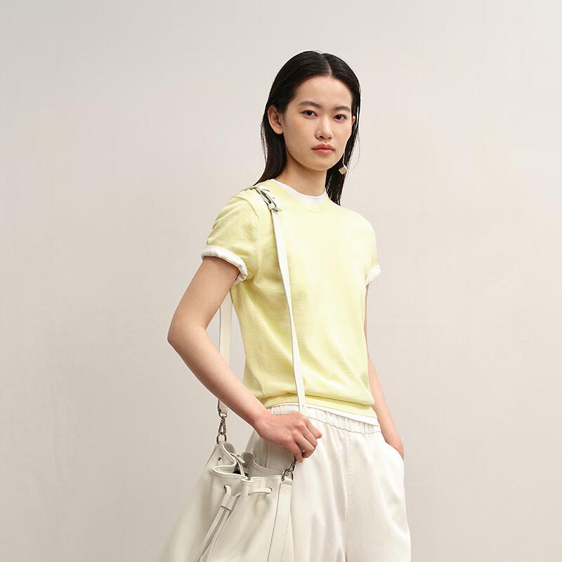 LESS 2025 Fall Merino Wool Knit Sweater