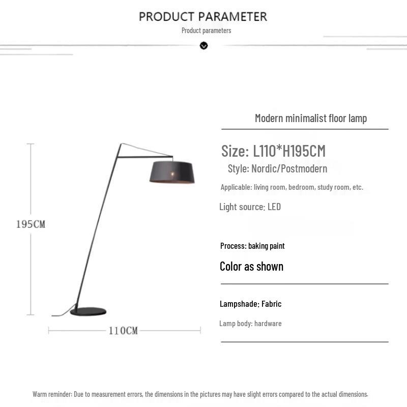 Nordic Minimalist Postmodern Floor Lamp - Danish Designer Lighting for Living Rooms, Bedrooms, Hotels.