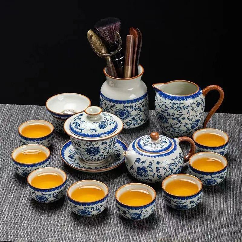 Underglaze Ceramic Xishi Tea Set