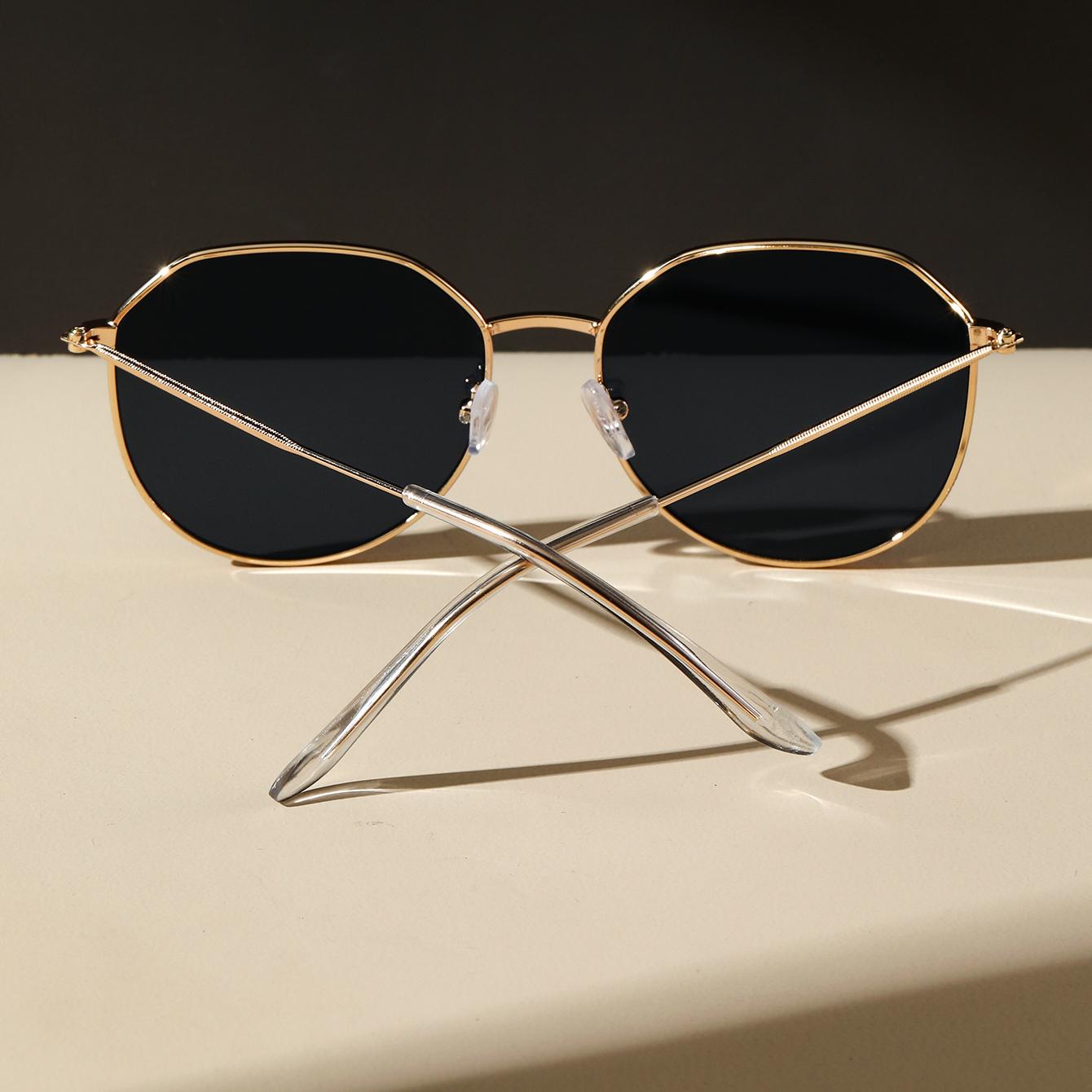 Винтажные овальные классические солнцезащитные очки для женщин и мужчин — фото 5