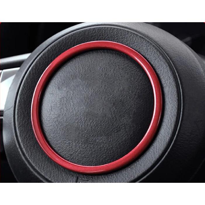 Car Steering Wheel Center Logo Circle Ring Cover Sticker For Mazda 3 6 CX3 CX-3 CX-5 CX5 CX8 CX 9 Axela 2017- Accessories