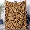 Trendy Leopard Print Blanket Flannel Blanket Throw Blanket Warm Blanket Gift Blanket Adult Sofa Decor