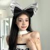 Lovely Bowknot Headband Satin Cosplay Hair Hoop Fashion Lolita Hair Band  Costume Decoration