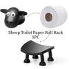 Cute Sheep Toilet Paper Roll Holder Sheep Tissue Box Sheep Toilet Paper Rack Bathroom Lamb Decorative Ornaments