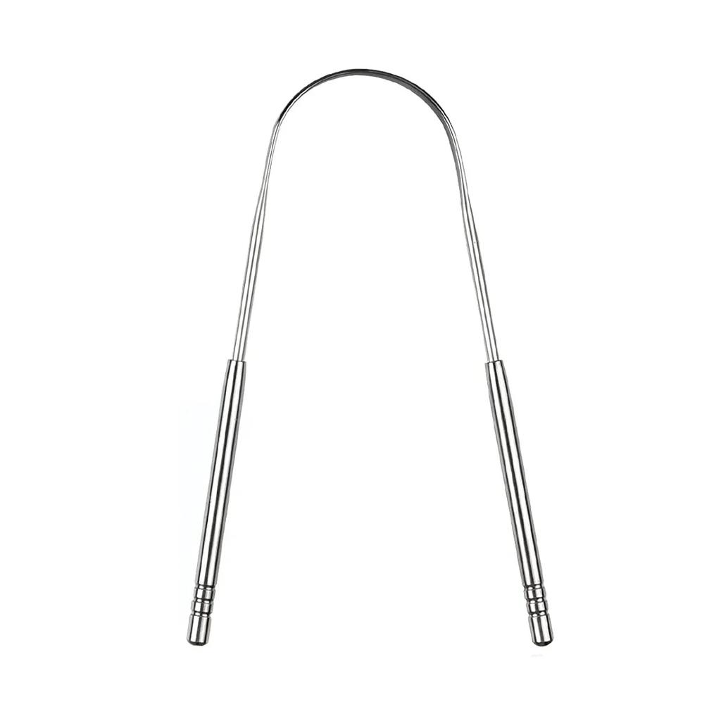 Premium 1Pcs 3Pcs Stainless Steel Tongue Scraper Cleaner For Adults Kids Portable Metal Tongue Brush Remover