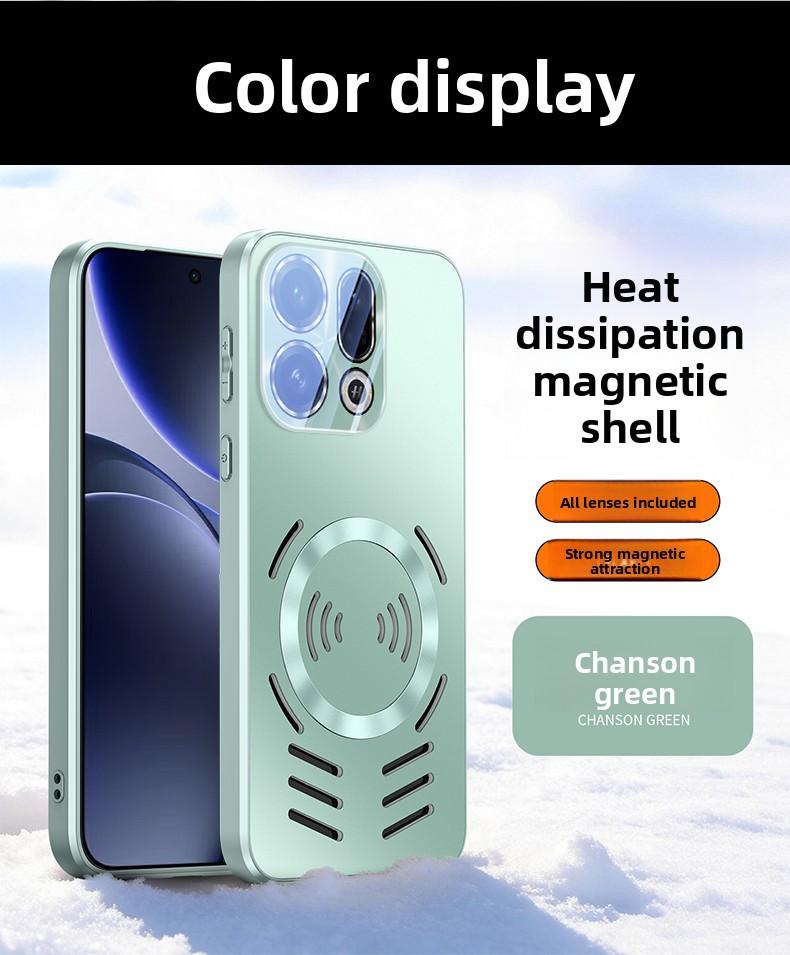 For OPPO Find X9 Ultra Case Hard PC heat dissipation magnetic MagSafe Protective Back Cover Case For Find X9 Pro X9S Pro shell