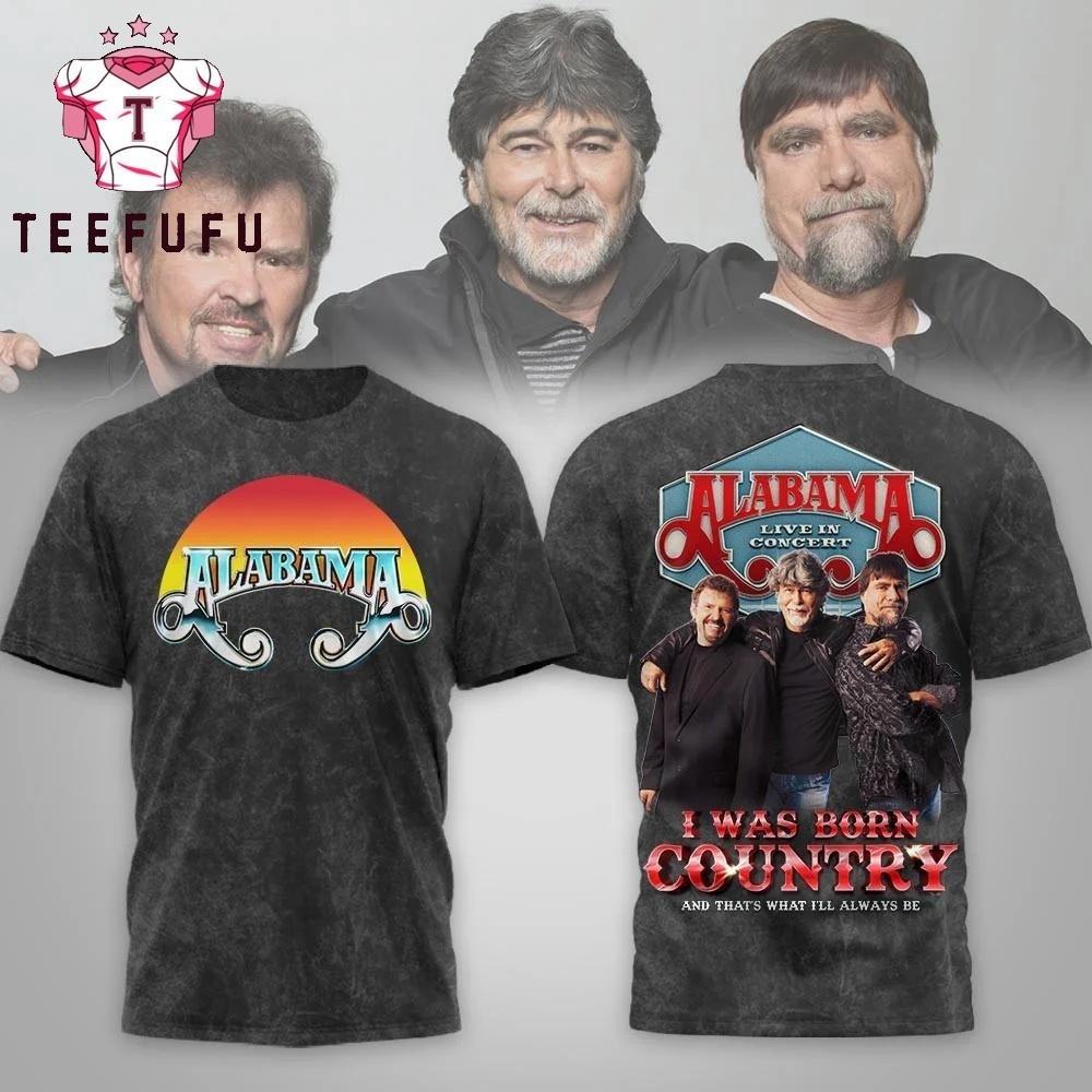 Alabama I Was Born Country 2026 Graphic Music 3D Shirt PP2777 XXXXL