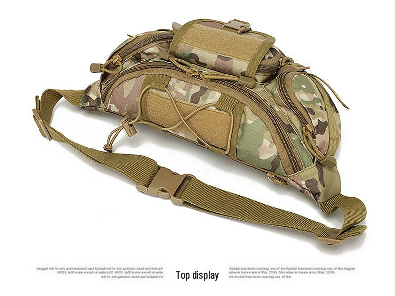 Marsupio e Borsa a Petto Impermeabile Multifunzionale Camouflage Okali per Sport all'Aperto e Pesca
