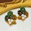 Retro Peach Lotus Pod Bracelet Women'S High-End Versatile White Bracelet Jewelry