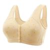 Elegant Plus-size Front-opening Bra for Middle-aged and Elderly Mothers, with Thin Cup, Breathable and Wire-free… More