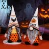 Halloween Party Dekorationen Gartenzwerg Deko, Rudolph Gesichtsloses Puppenfigur für Regal Tisch, Gruselige Thema Niedliche Verzierung Zuhause, Süßes oder Saures Festlich