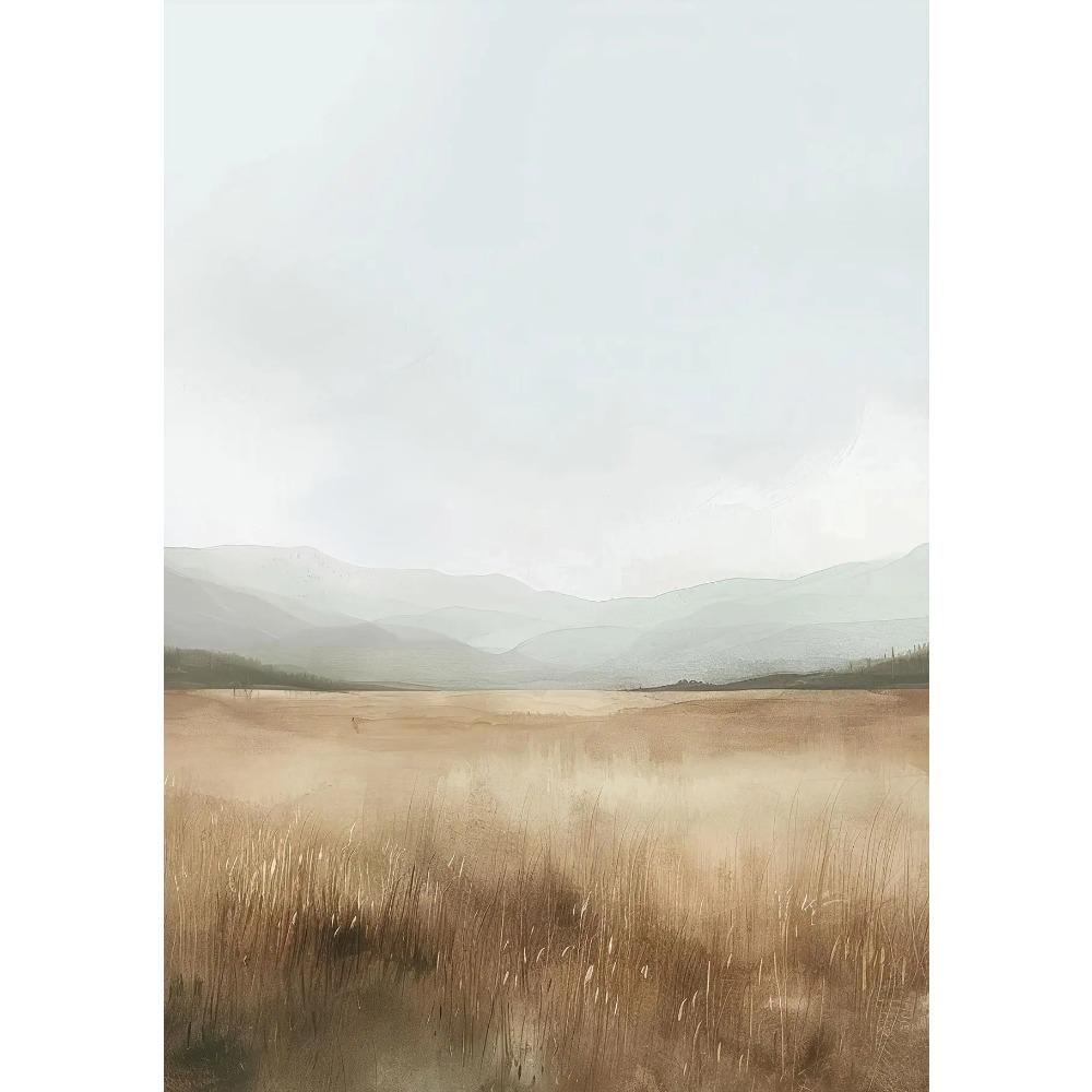 Vintage Cloud Landscape Art Posters Moody Sky Forest Plants Modern Prints Canvas Painting Wall Pictures Home Living Room Decor