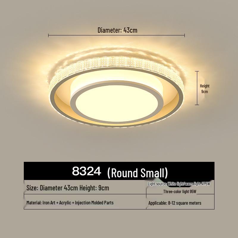 Nordic Minimalist Modern Ceiling Light for Living Room, Hall, Dining Room, and Bedroom - High-End and Atmospheric Design