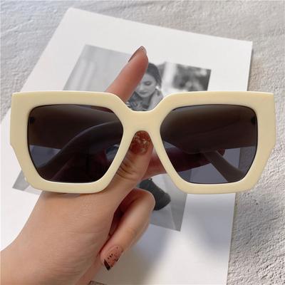 Simple Trend Sunglasses Women Classic Luxury Ins Big Frame Sunglasses Men Newest Fashion Personality Retro Glasses
