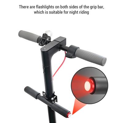 Kindersicherer Handlauf mit Licht für Elektroroller, kompatibel mit Ninebot G30 ES Serie.
