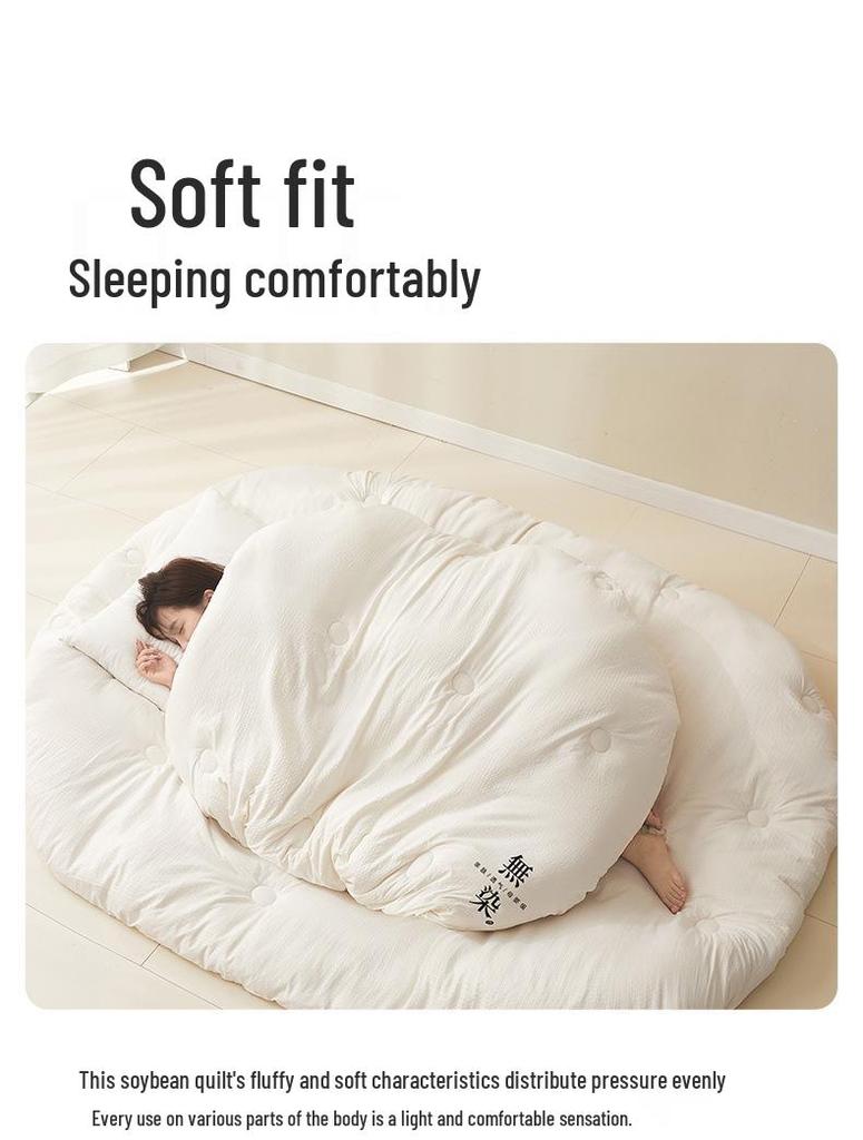 Thickened Soybean Fiber Quilt: Warm, Universal Winter Bedding