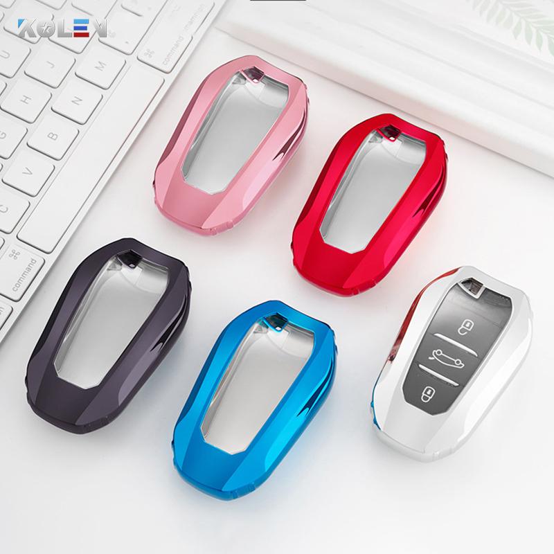 Soft Tpu Car Remote Key Case Full Cover Holder Shell For Peugeot 2008 3008 5008 For Citroen C4 C6 C3-Xr Picasso Ds3 Ds4 Ds5 Ds6