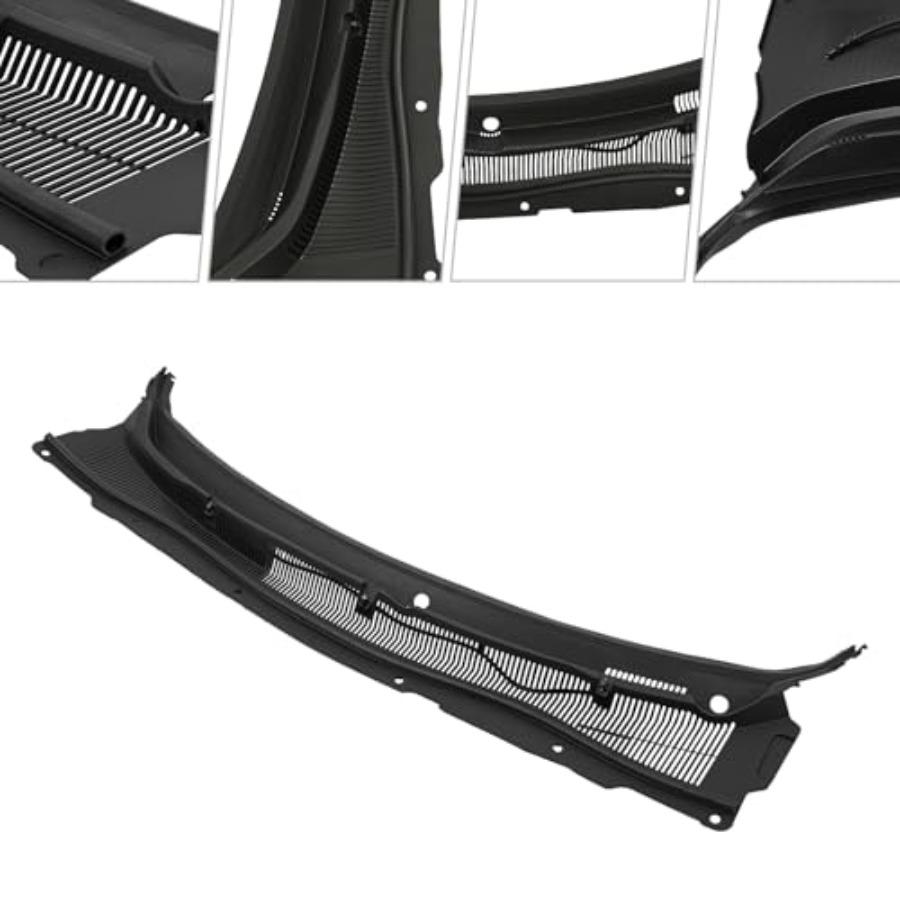 Front Windshield Wiper Cowl Cover Panel DG1Z5402228B Direct Replacement for 20132019 Ford Taurus Black PP Injection Molded Gril