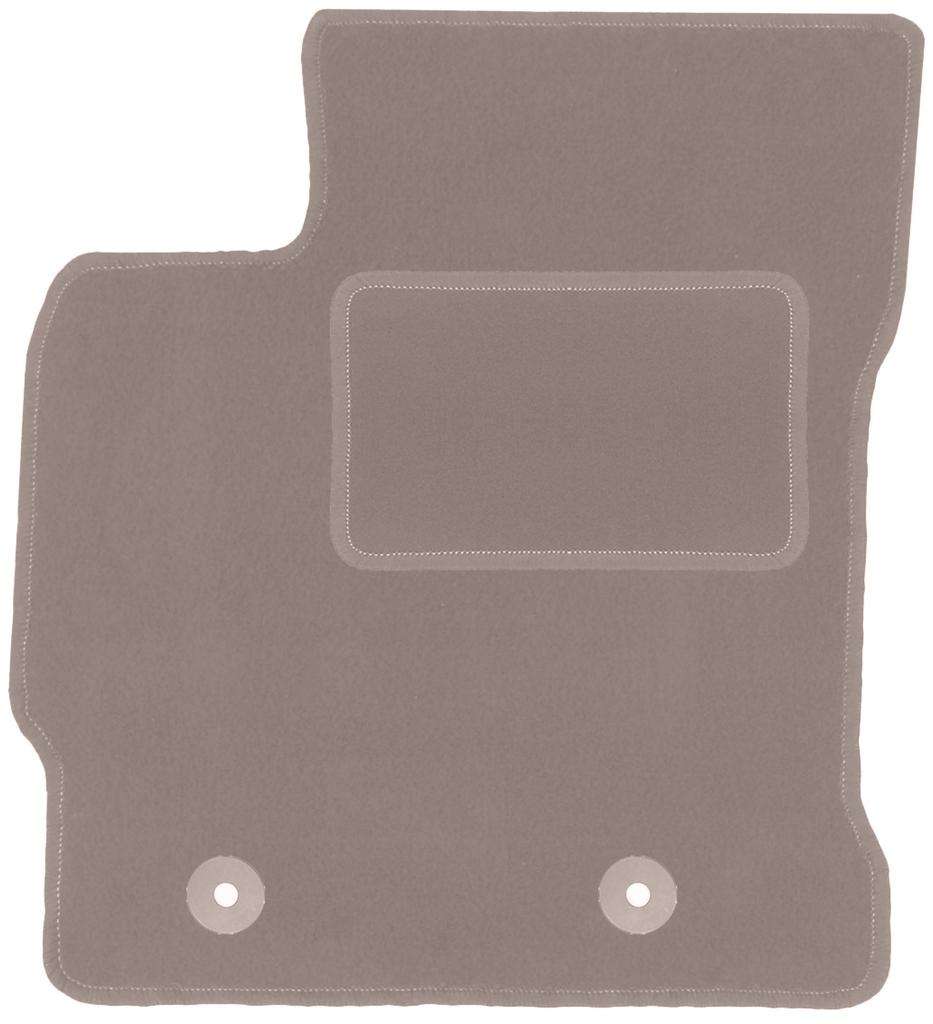 Beige driver's mat for: Toyota Auris II hatchback, station wagon (2012-2018)