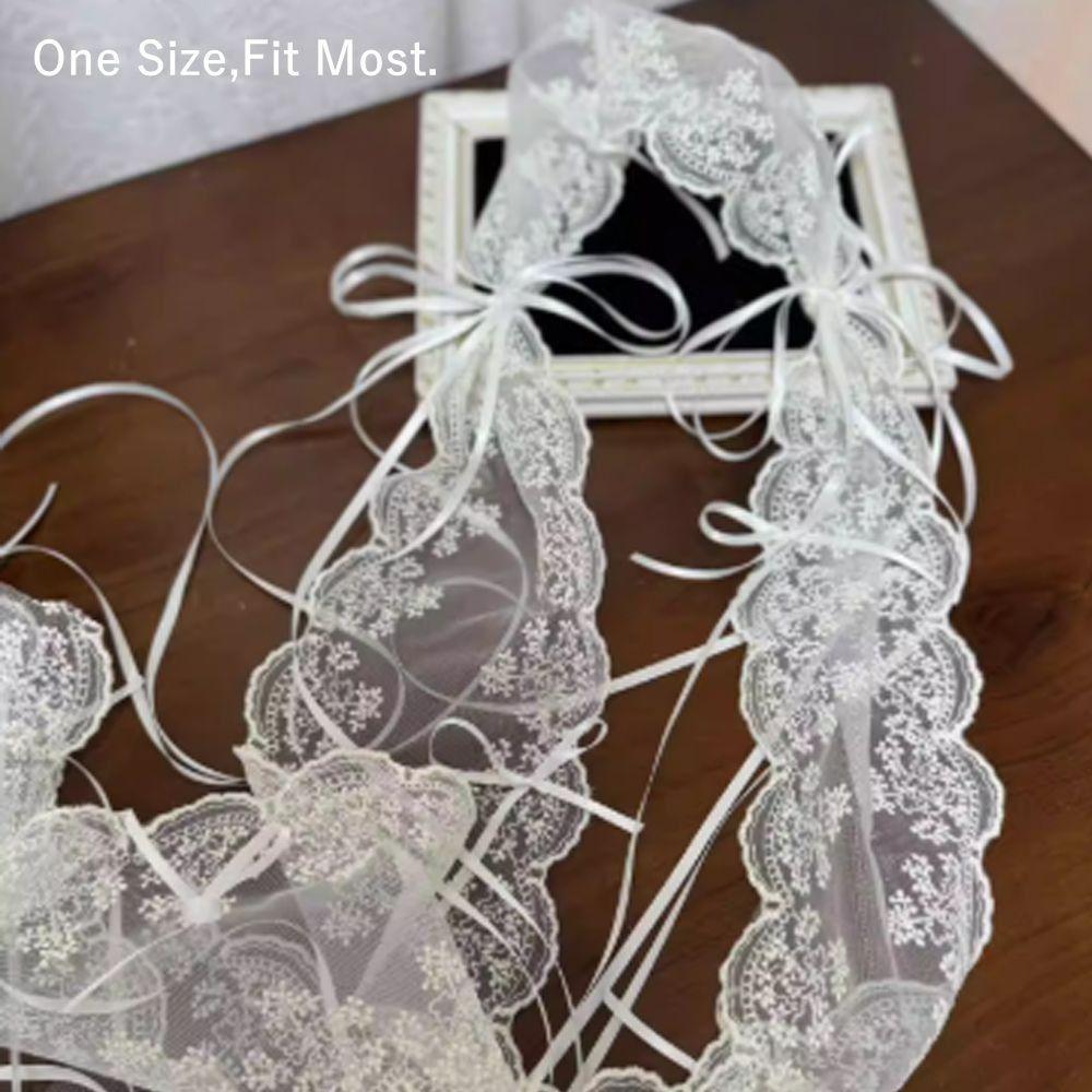 הינומה לחתונה רטרו בסגנון צרפתי רקומה לכלה כיסוי ראש לחתונה לכלה קשת תחרה סרט ראש ארוך