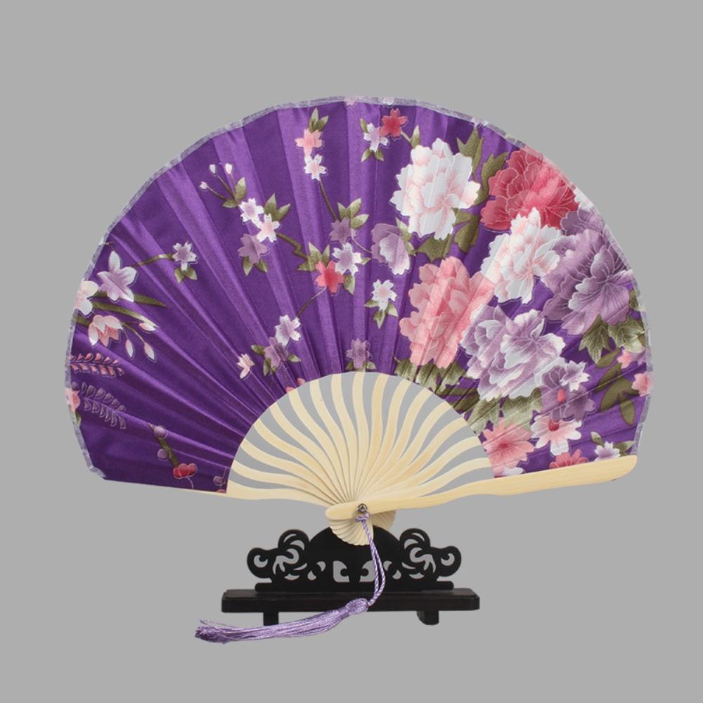 Sea Shell Shape Home Decoration Gift Handicrafts Hand Fan Photography Prop Folding Fan Dance Fan