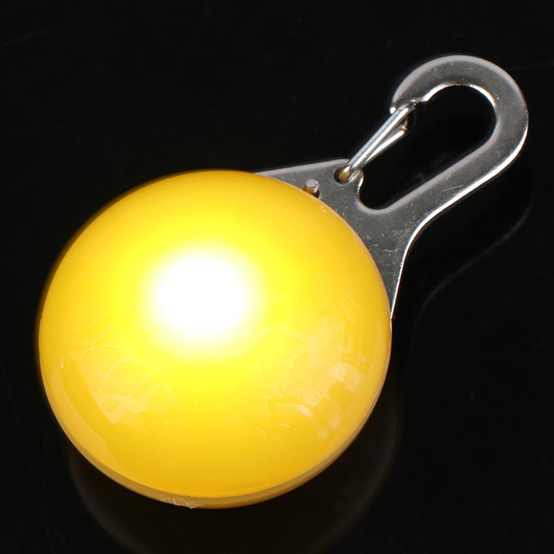 Guler de câine cu clips pentru lumini cu LED pentru siguranță impermeabilă, plimbări nocturne, pisică, câine