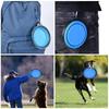 350ML Hundefutternapf Futterspender Katze Trinkwasser Faltbar Silikon Haustier Reise Näpfe Faltbarer Becher Schale Mit Karabiner Haustierbedarf