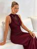 2026 European Fashion Sleeveless Halter Lace Slim Vest Women's Tank Top