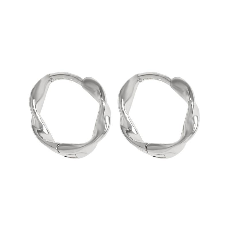 

Mobius Ring Infinity Symbol Earrings Women, Retro Cold Wind Premium Earrings Ins Simple Twist Ear Buckles