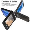 GW181 For Samsung Galaxy Z Flip7 FE 5G/Flip6 5G Kickstand Case Crazy Horse Texture PU PC Phone Back Cover