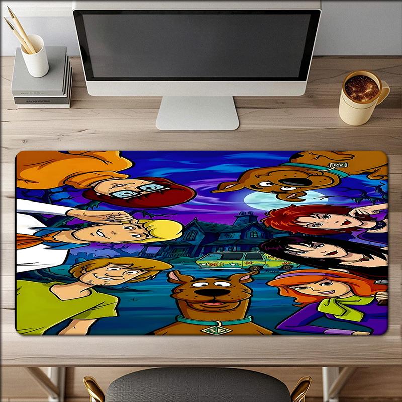 Scooby-Doo Theme Mouse Pad, Non Slip Rubber Base, Multifunctional Office & Home Decor, Perfect for Workspace Personalization.
