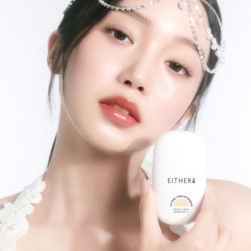 EITHER& УФ Пиксельная Эссенция для Выравнивания Тона 30мл (SPF50 +) 02 Pure Lavender