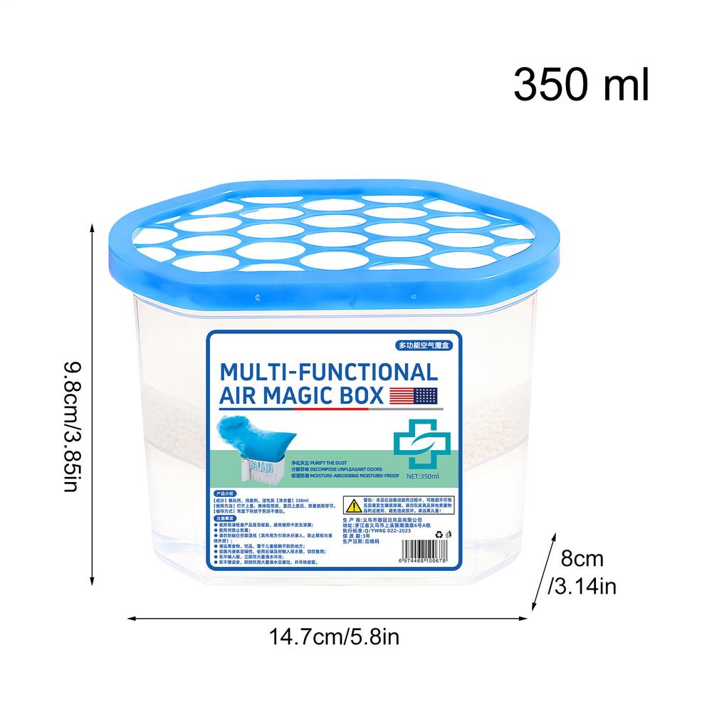 Automatische Staubentleerungsbox 350ml Lufterfrischer Deodorierer für Zuhause Küche Bad Schrank Auto Haustierbereich Schlafzimmer Innenbereich