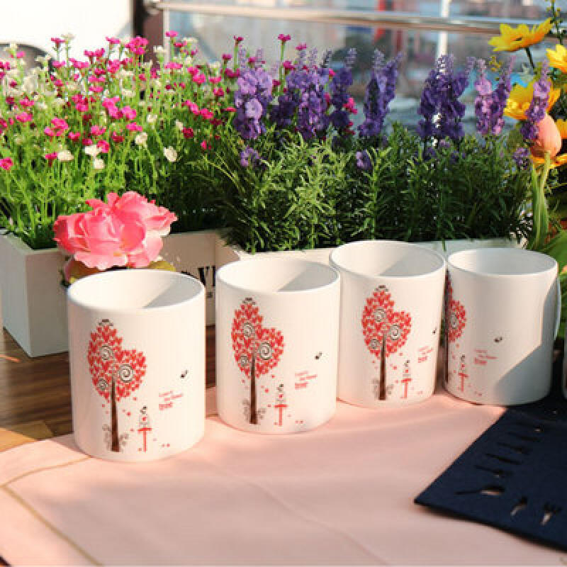 

pa349-Design Mug 6p-Love Heart Tree