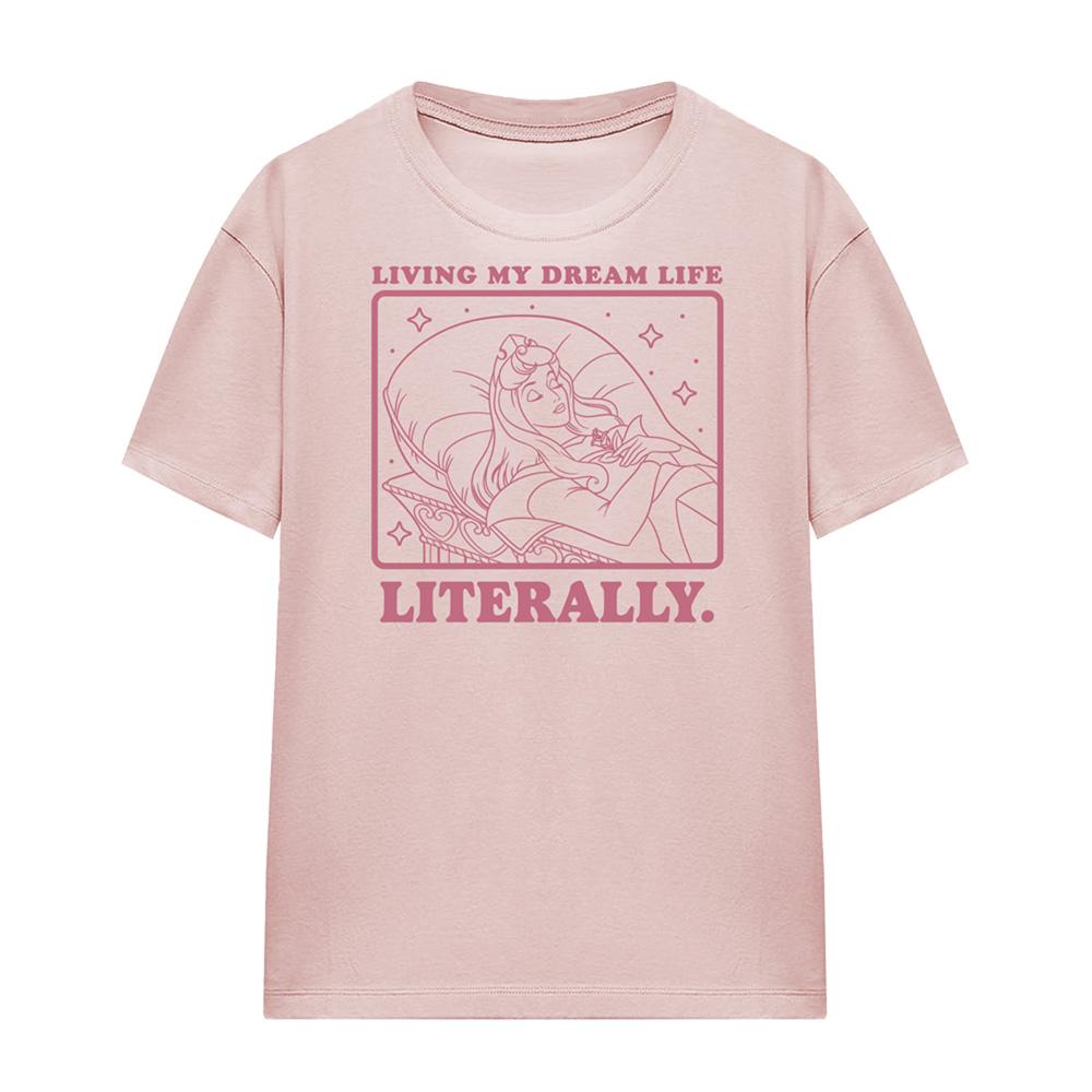 Sleeping Beauty Unisex Adult Living My Dream Life T-Shirt
