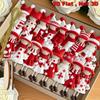 16/32pcs Wooden 2D Girl Doll Pendants 10cm Party Pendants New Xmas Tree Charm  Holiday Decor