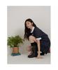 Binpolleidiseu [Hunter] Small Tartan Check Skirt-Like Shorts Navy (Bf6625K02R)