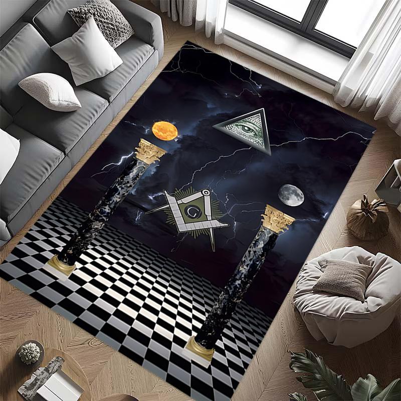 Esoteric Symbols Cosmic Harmony carpet Doormat Home Decor Protective pad Christmas gifts Fashion