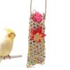 Juguetes para Pájaros Loros Periquitos Forrajeo Trituradora de Papel Juguetes Coloridos Cuerda Perca Columpio Papel Accesorios Jaula Soporte Para